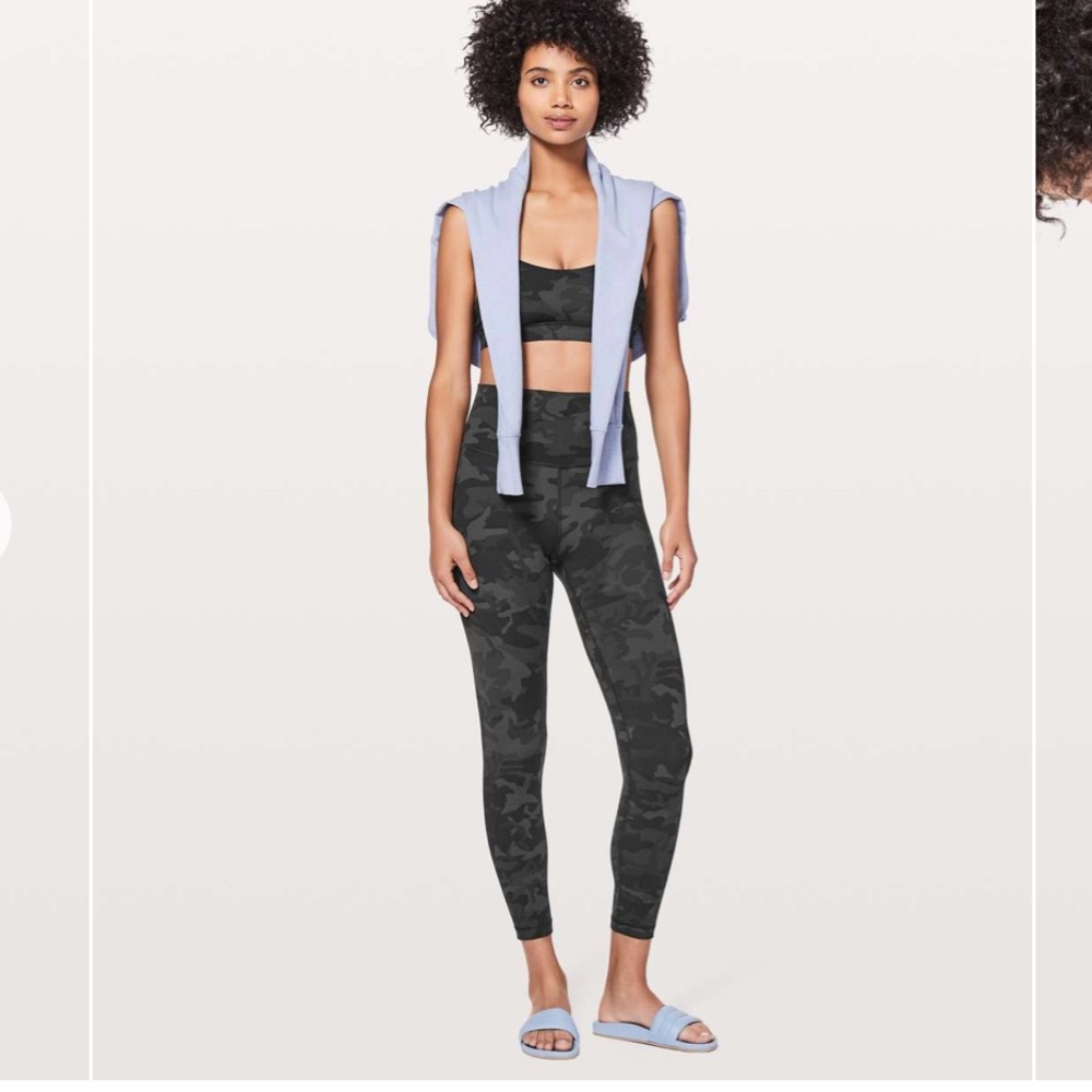 Lululemon Align Pant II 25” Incognito Camo Multi Grey First Release size 2